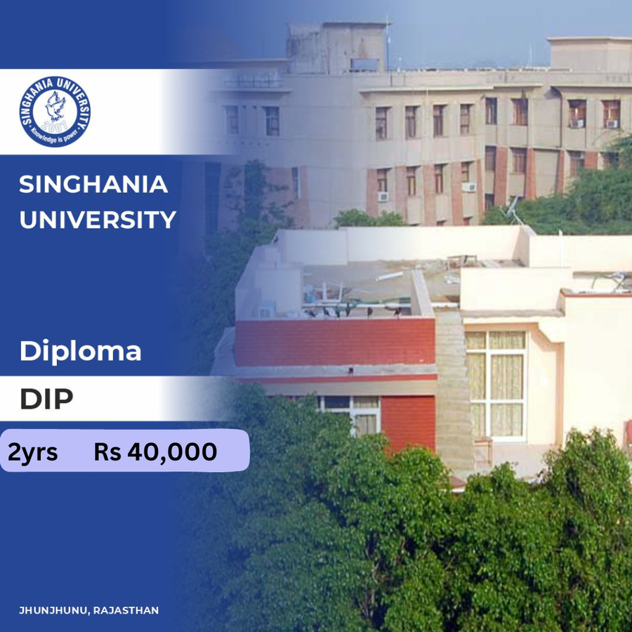 Diploma at Singhania University, Rajasthan - Other